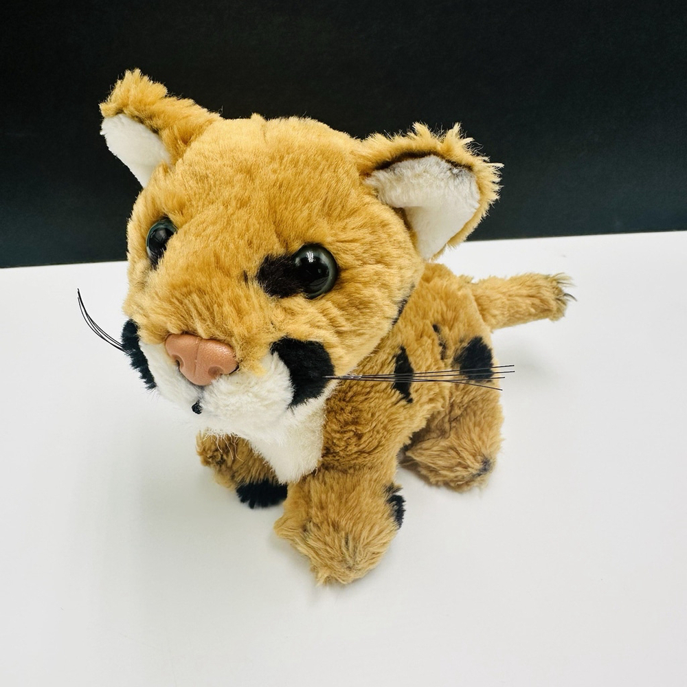 Jaguar Plush CUB Baby 6” Stuffed Animal Cat Small Realistic Leopard Unbranded